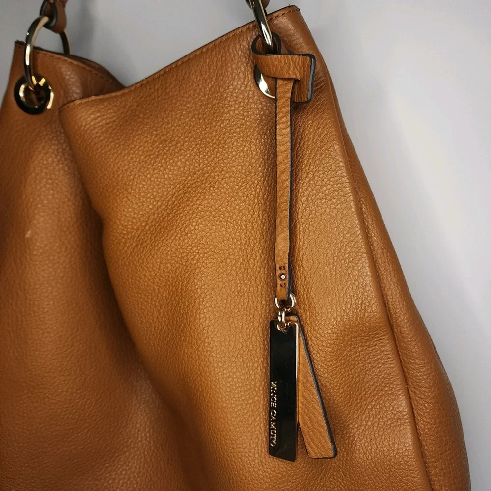 Vince Camuto Soft Genuine Pebbled Leather Large Hobo/Shoulder Bag - Picture 6 of 15